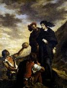Eugene Delacroix Hamlet and Horatio in the Graveyard china oil painting artist